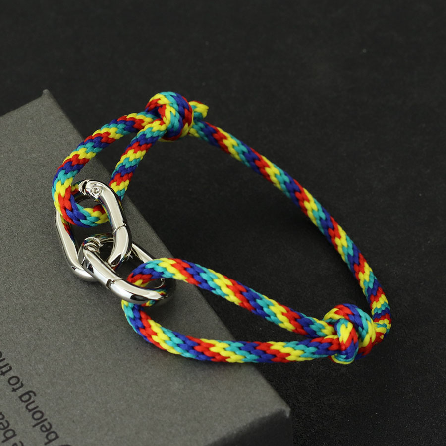 Niets Mannen Etnische String Armband Handgemaakte Weaven Stijlvolle Knoop Braslet Hombre Surfen Sieraden Nautische Wrap Braclet Cadeau Voor Hem: VERMEIL
