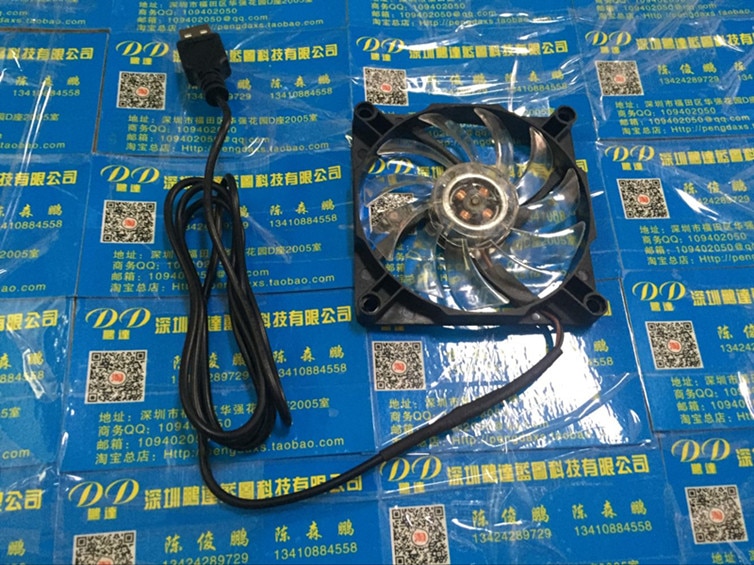 8015 80MM 8cm 80*80*15mm fan 5V Silent fan with Blue Led USB Connector