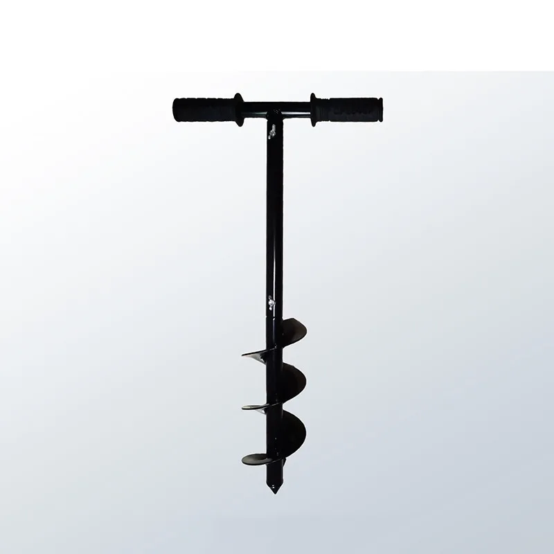 DIY Carbon Steel Planter Garden Auger Spiral Drill Bit Flower Planting Hole Digger Drill Bit Yard Gardening Bedding Planting