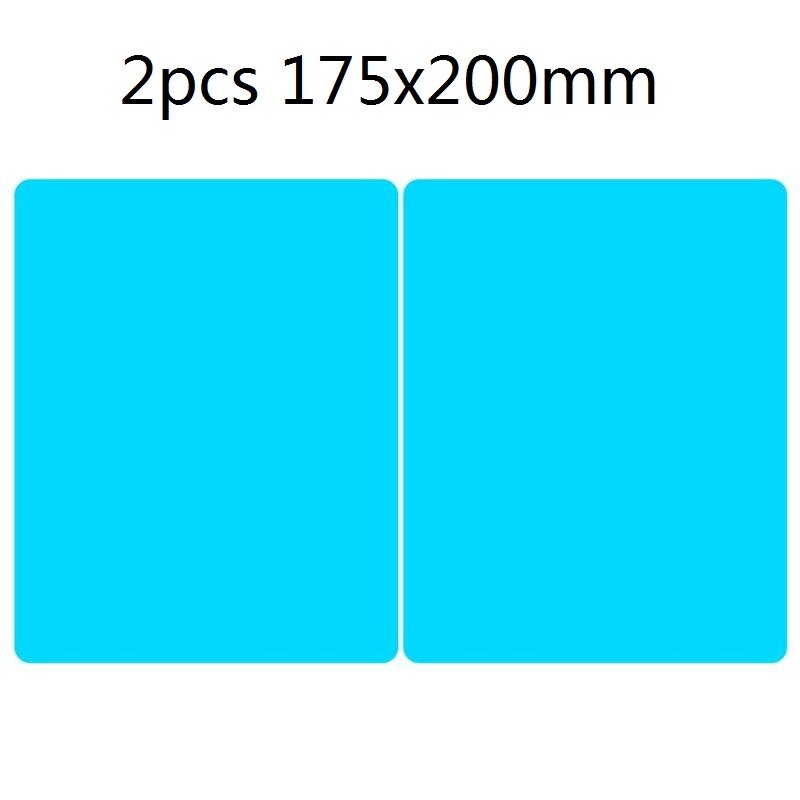 2 szt. Naklejka na samochodowe lusterko wsteczne wodoodporna przeciwmgielna przeciwdeszczowa folia boczna szyba okienna folia przeciwdeszczowa obudowa lusterek samochodowych: 175x200mm