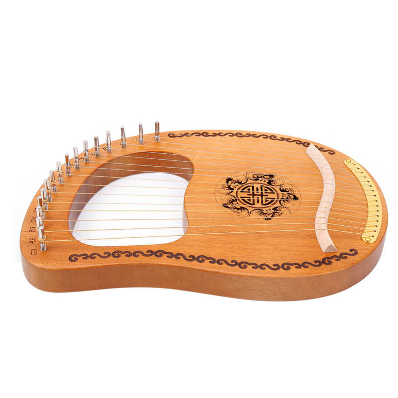 Portable Harp Wood Harp The Oldest Musical Instrument in The West for Beginners Party Sweethearts Home