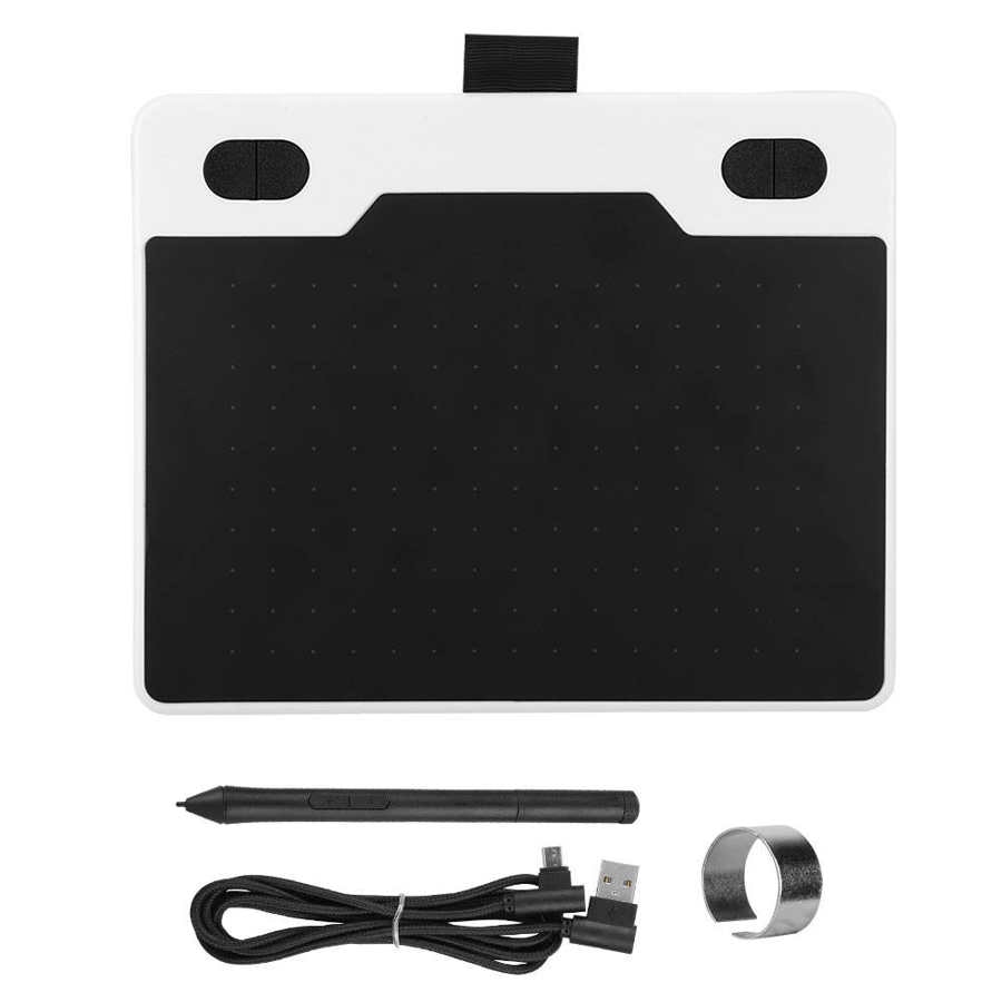 6 Inch Ultralight Graphic Tablet 8192 Levels Battery-Free Pen for Windows/Android: Default Title