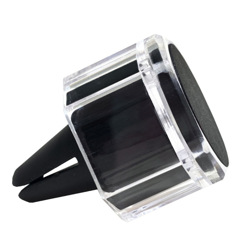 Car Multi-Function Mobile Phone Bracket Air Outlet Navigation Out Bracket Circular Magnetic Suction Port With Aromatherapy: Black