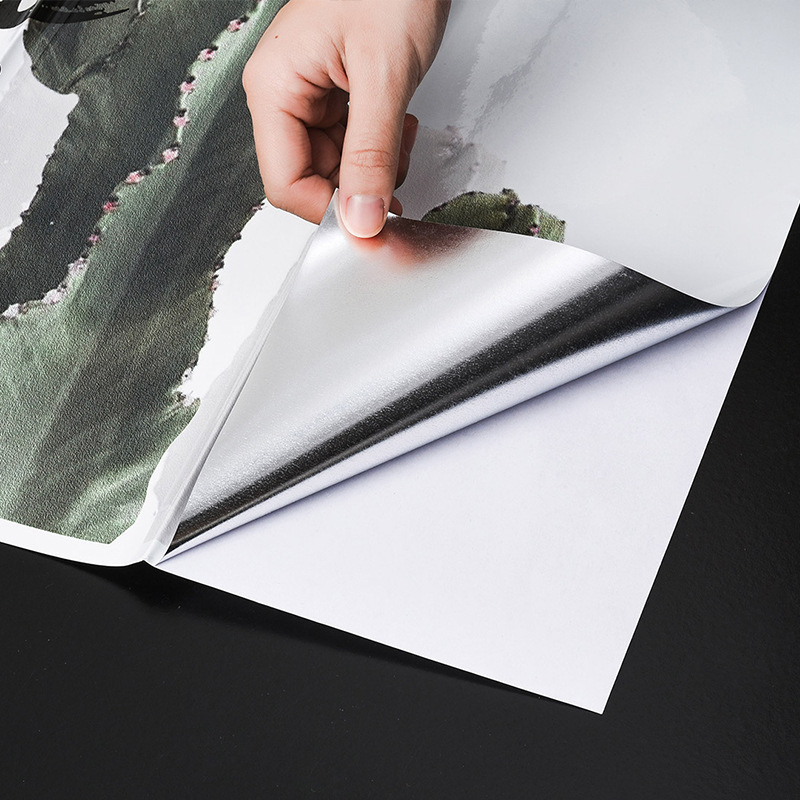 Autocollant mural Anti-huile | Papier peint autocollant auto-adhésif, imperméable à la chaleur, pour poêle de cuisine