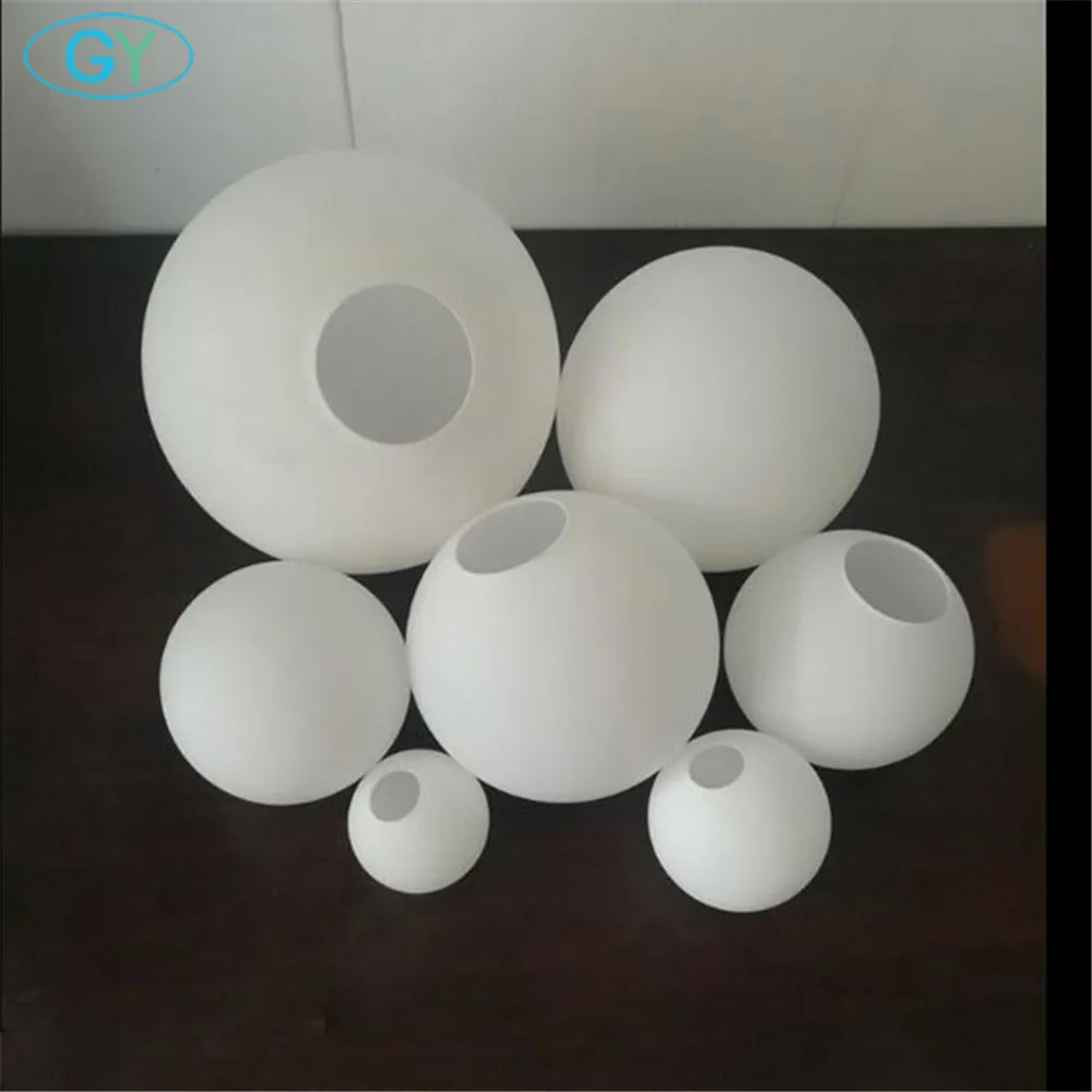 Weißer Glas lampen schirm, milchige Globus lampen schirme passende Lampe, d10cm d12cm d15cm d20cm d25cm runde Licht abdeckung, panta lla lampara
