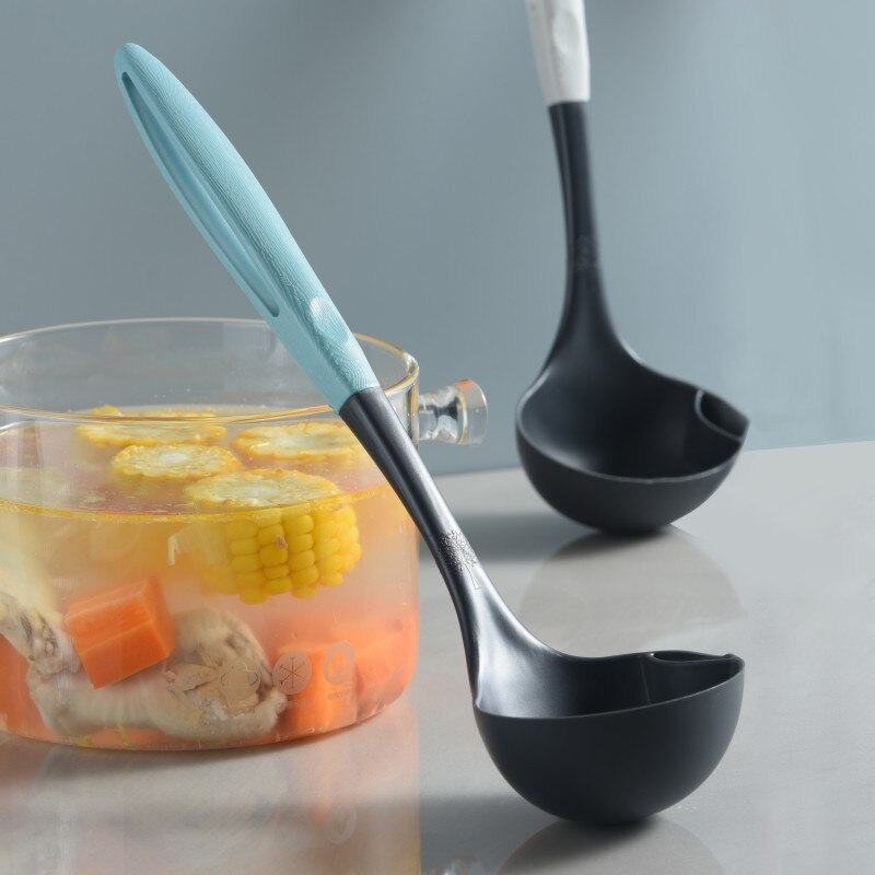 Suppe Fett Öl Separator Pfannen Abschäumer Löffel Suppe Sieb für Küche mit Wärmedämmung Anti-verbrühungen Küche Werkzeug