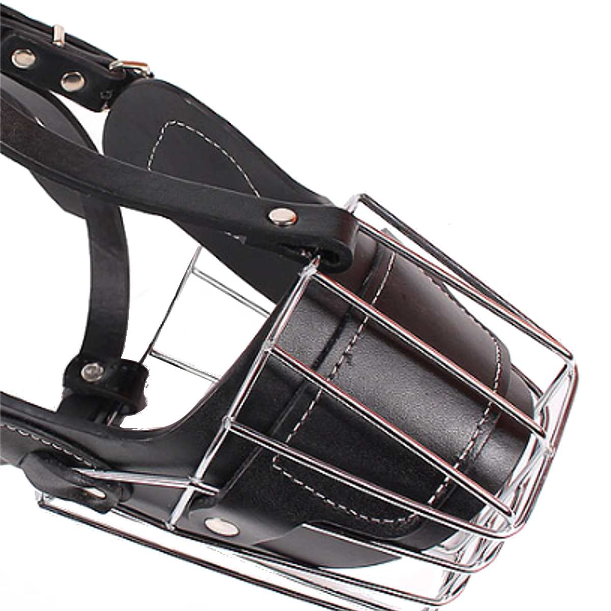 3 Maten Honden Snuit Metalen Draad Mand Anti-Bijten Maskers Voor Grote Hond Pitbull Bull Terrier