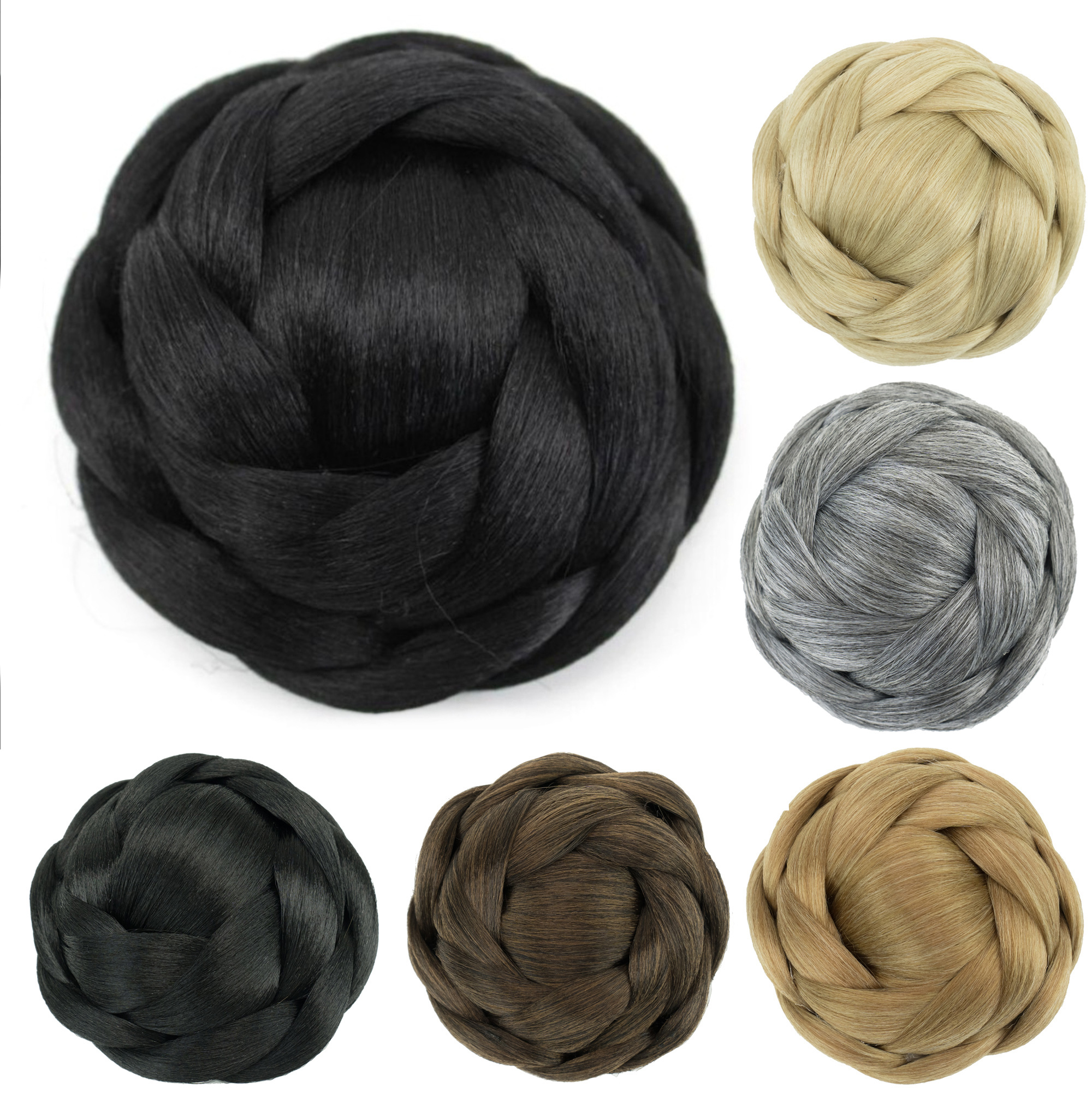 Chignon synthétique cheveux Chignon couverture Blonde Chignon perruque Updo Bsh cheveux beignet fournisseurs pièces de cheveux cheveux Chignon couverture