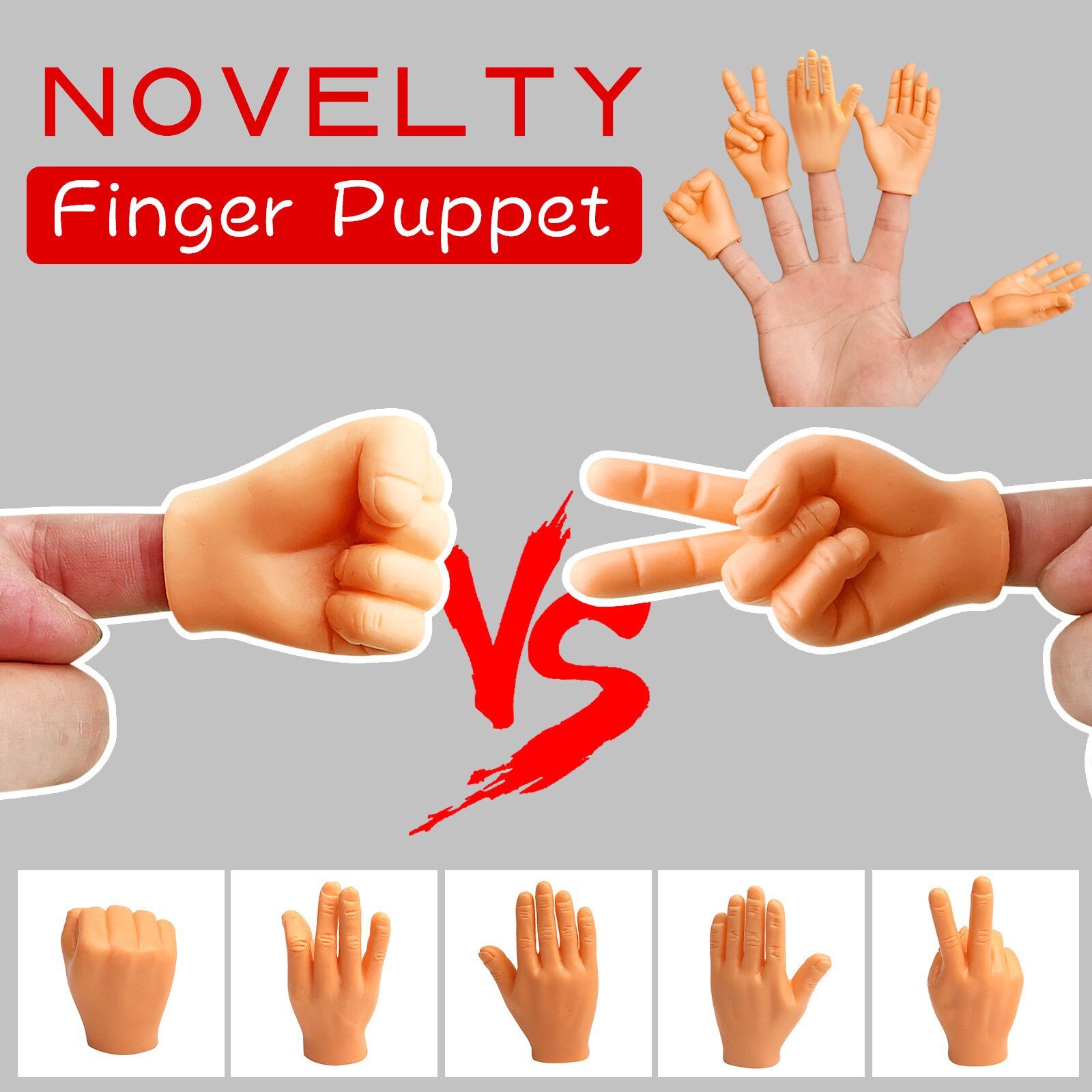 Partij Speelgoed Vinger Marionet Grappige Mini Links & Rechts Finger Hand Speelgoed Voor Game Party Party Games Spoof Games # P30