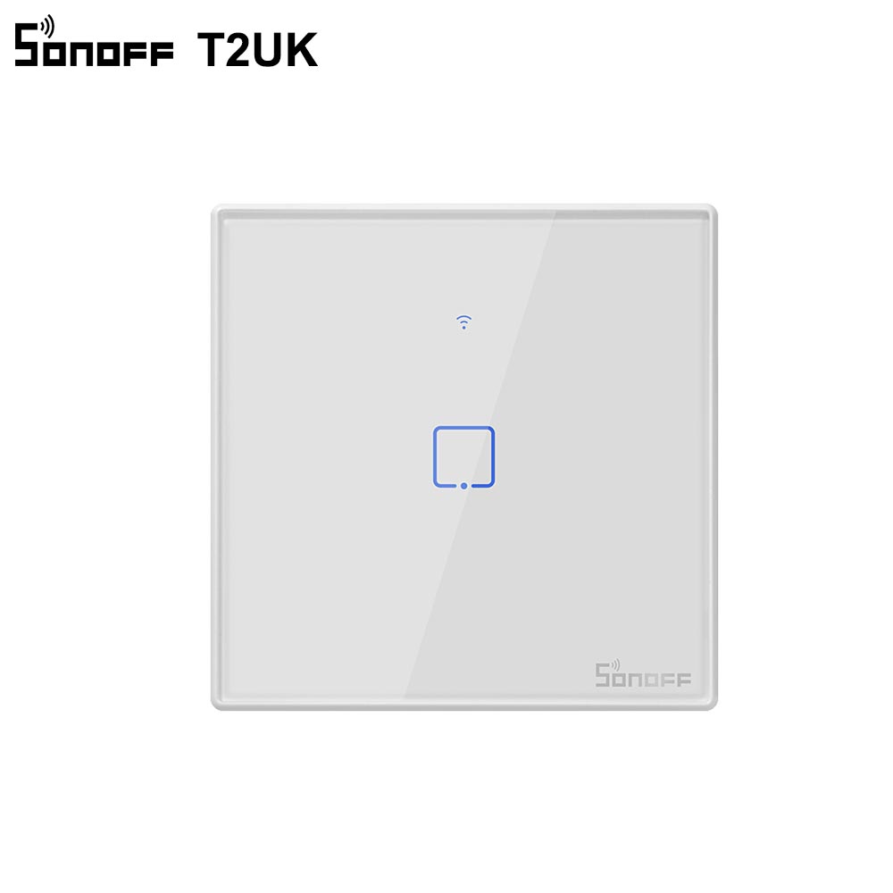 Itead SONOFF TX T2/T3 UK Smart Touch Switch Wifi Wall Light Switch Voice APP 433mhz RF Remote Control Works With Alexa e-WeLink