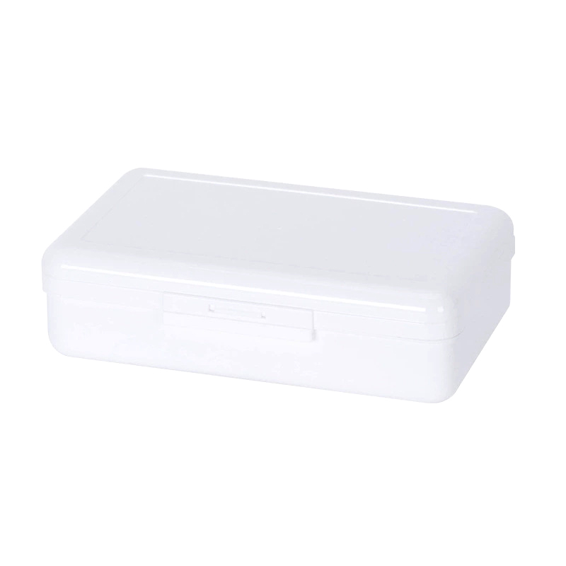 1pcs Transparent Pencil Box Hard Plastic Pencil Case Crayon Pen Box Sketch Pencil Case Stacking Office Supplies Organizer Box