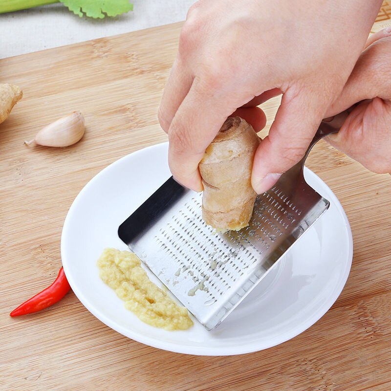 1pc Ingwer Knoblauch Wasabi Reibe Brecher Knoblauch Presse Gerät Zerhacker Cutter Knoblauch Schäler Küche Werkzeuge Edelstahl