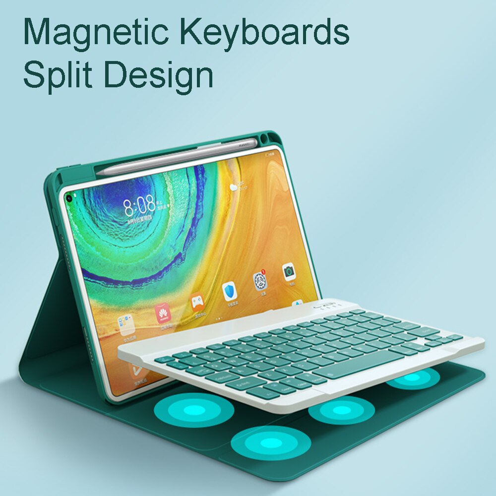 Funda magnética con teclado para Xiaomi Mipad 5, funda con ratón y soporte para lápiz, para Xiaomi Mi Pad 5 Pro