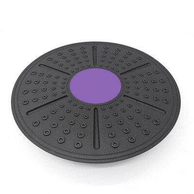 Balance Board 360 Graden Rotatie Schijf Draaitafel Ronde Taille Draaien Exerciser Fitness Apparatuur: Paars