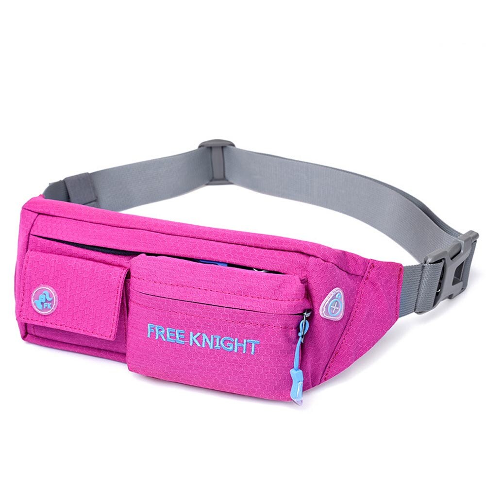 Women Men Nylon Bum Bag Hiking Running Sports Yoga Fitness Waist Belt Zip Pouch XR: Default Title
