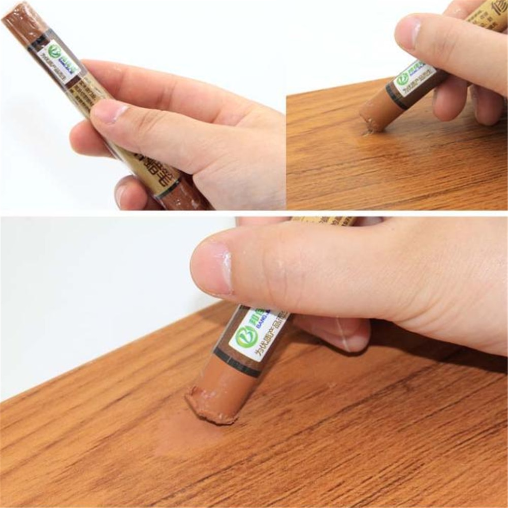 1 Pc Meubels Verf Vloer Wax Krijt Veilig Floor Reparatie Pen Kras Patch Verf Pen Hout Composiet Reparatie Tekening School pennen