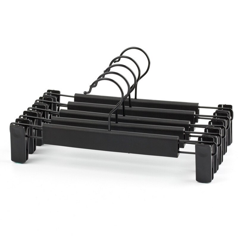 Bukser bøjle stativ hjem mini flocking tøj bøjle nem krog skab organisator bøjler til tøj bukser