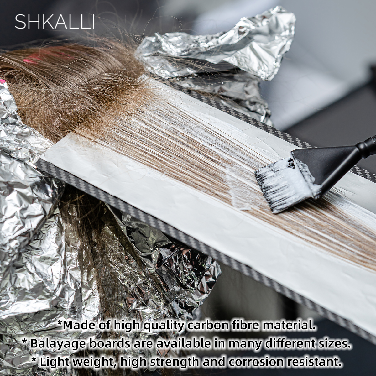 Professioneel Balayage Board van koolstofvezel voor Kapper Kapper Styling Tools Accessoires en haarkleuring Verven Board