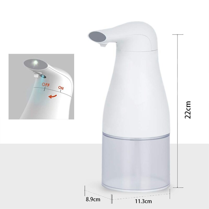 Automatic Foaming Soap Dispenser, 14Oz/400Ml Hands Free Automatic Sensor Soap Dispenser, Battery Operated Touchless Hand Foaming