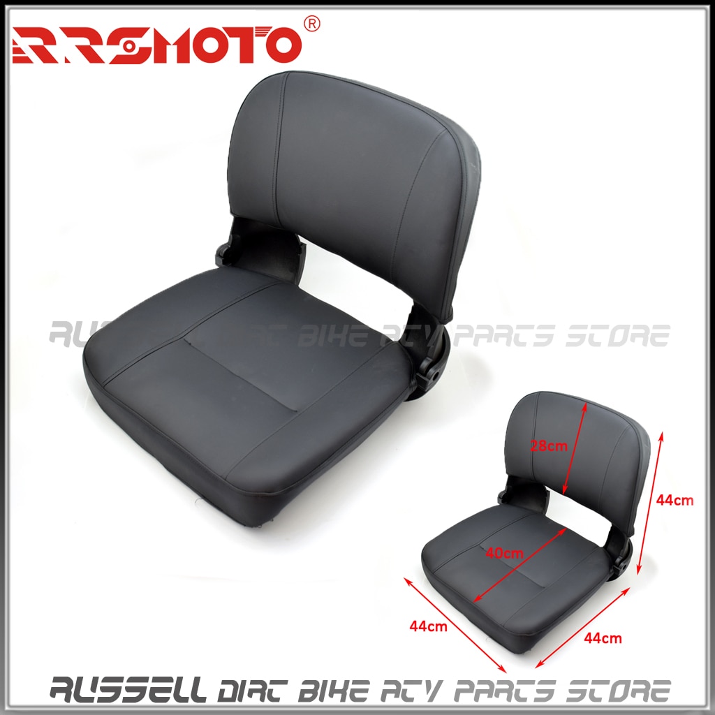 Drift Trike Go Kart Buggy Outdoor boat PU leather high density foam Comfortable Folding Seat cushion Car Saddle L size