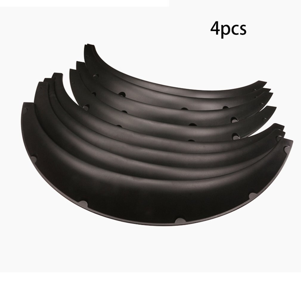 Car Universal Modified Wide-body Wheel Eyebrow Sedan SUV Off-road Vehicle Widening Decorative Wheel Eyebrow Fender: 4pcs Fender