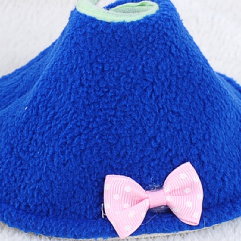 -2PCS isabelino círculo loro babero capa para pájaros Anti-mordida y Anti-Pecking Collar de protección azul