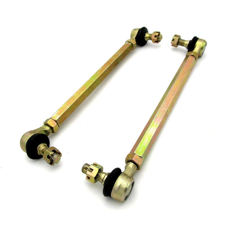 2pcs 290MM Steering Tie Rod Kit Ball Joint For 2 Stroke Electric Mini Kids ATV Go Kart Buggy