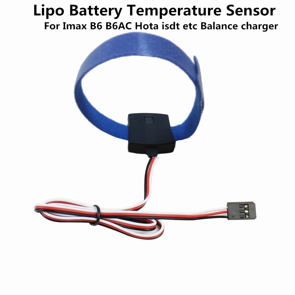 Lipo Battey Temperatuur Sensor Probe Checker Kabel Met Temperatuur Sensing Voor Imax B6 B6AC Batterij Oplader Temperatuurregeling