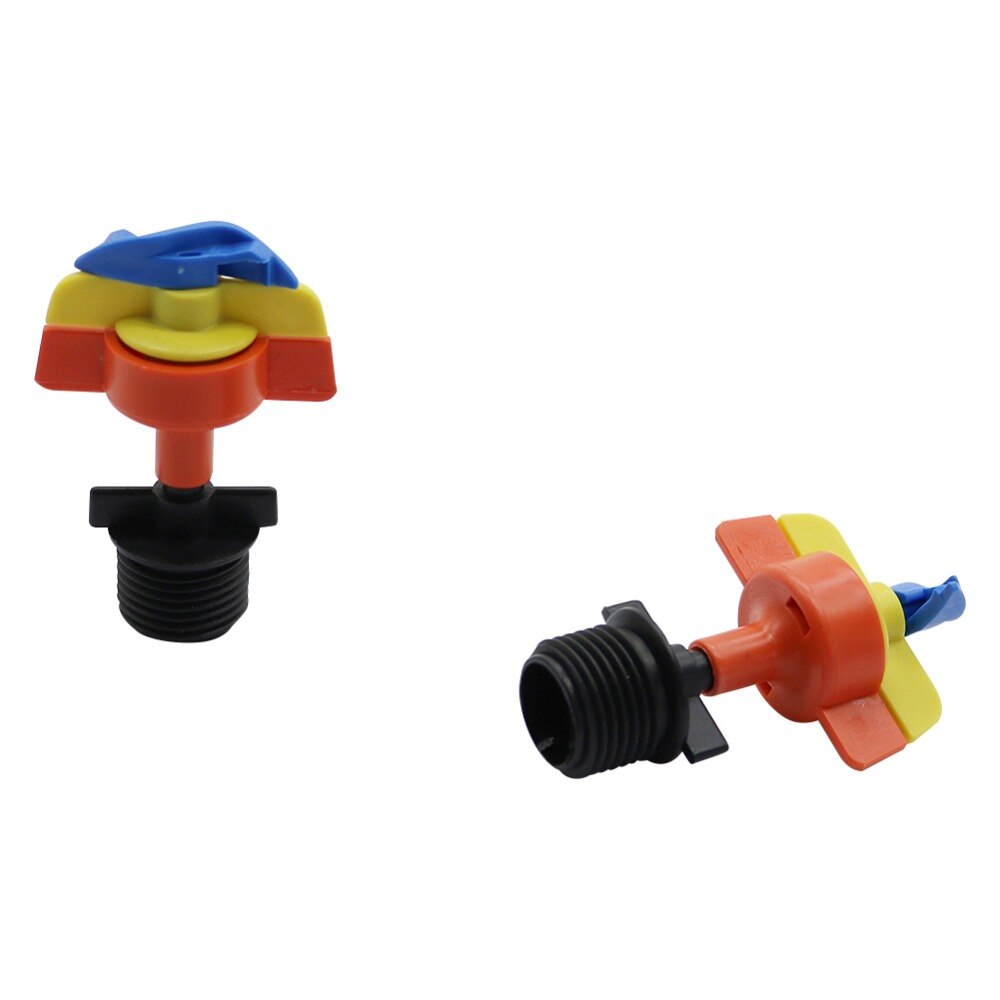 360 Degree Rotating sprayer Greenhouse Misting Nozzle 1/2" male thread Agriculture Tool Irrigation Watering Sprinkler 15 Sets