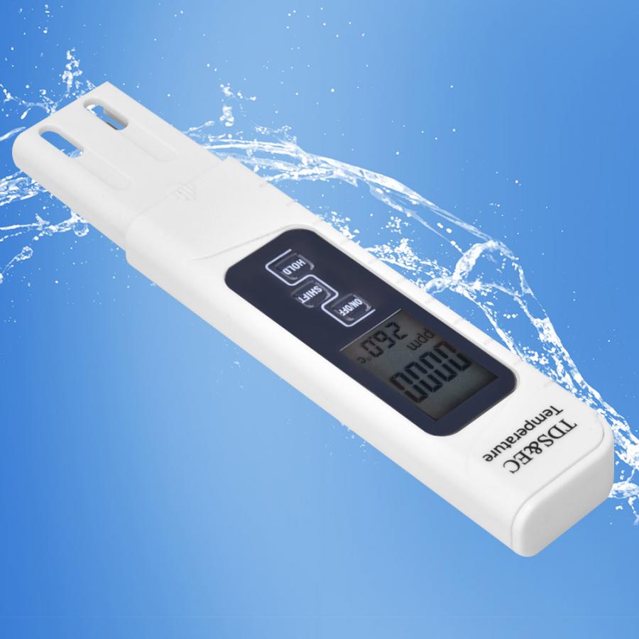 Water test pen conductivity meter Multifunction Portable Digital TDS Temperature EC Meter Electrical Conductivity Tester
