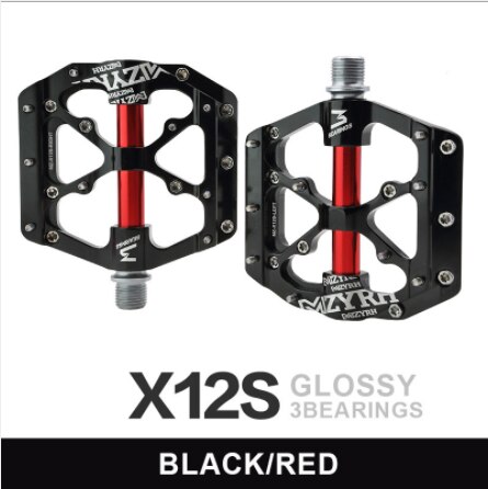 Pedales planos de aluminio ultralivianos para bicicletas de montaña, con 3 rodamientos y sellado Universal, Ciclismo de Carretera: M