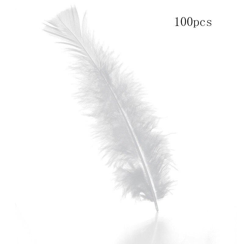 Przezroczyste świąteczne drzewo dekoracyjne kulki Diy urok otwarte plastikowe ozdoby cacko prezenty pudełeczko prezentowe domowe rękodzieło dekoracyjne: 100pcs White feather