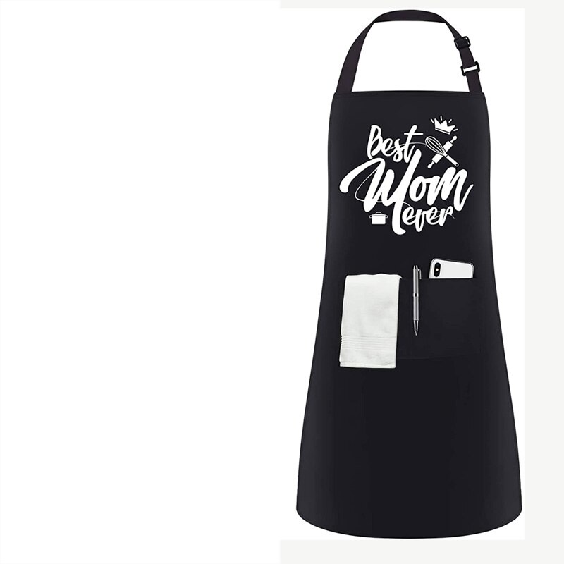 Delantal del mejor papá, mamá, abuelo, abuela, nunca, mamá, papá, cumpleaños, Día del Padre, Navidad, de Acción de Gracias familiar: mom apron
