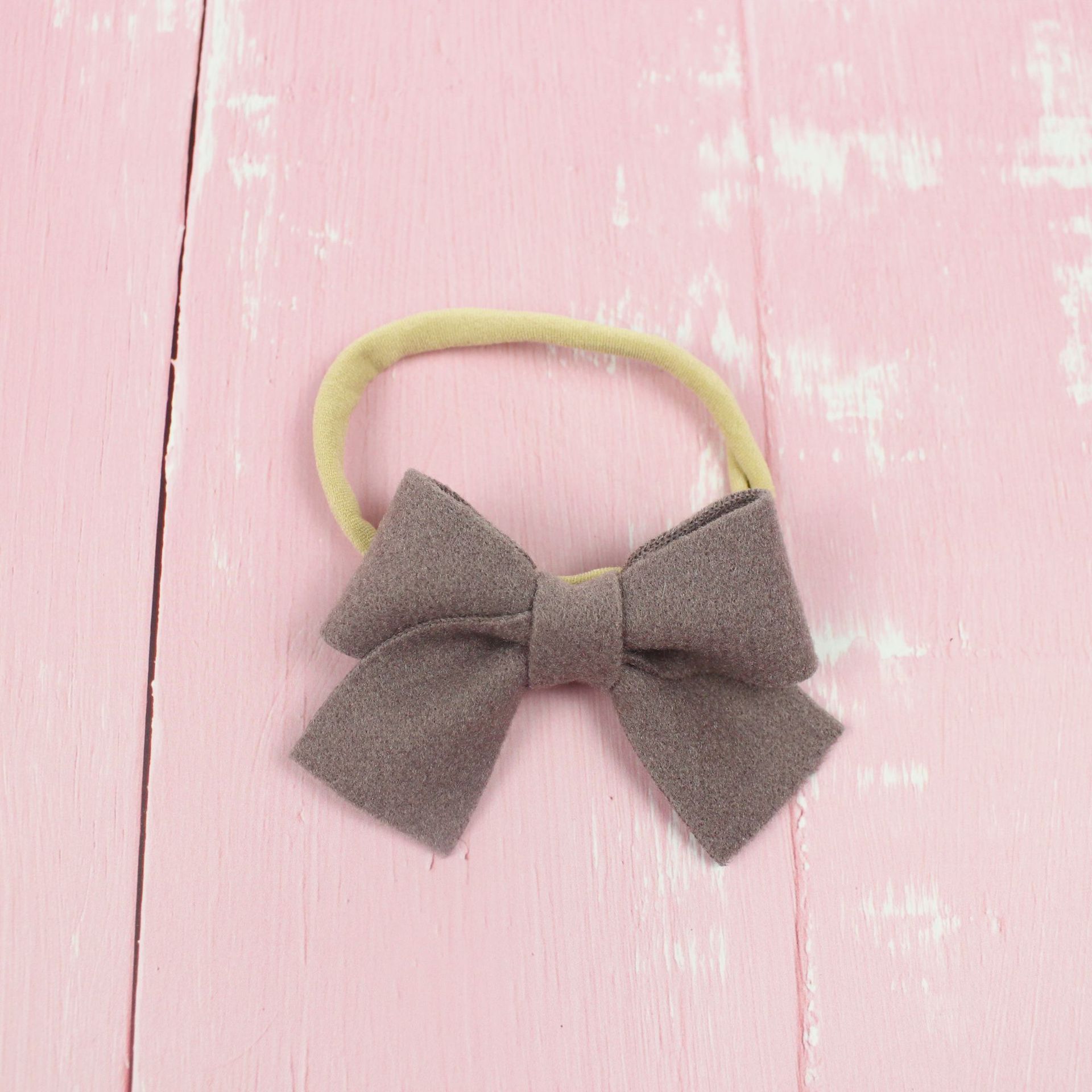 Bandeau bébé en laine pour fille, bandeau pour cheveux d'enfant, bandeau pour nouveau-né, bandeau d'hiver pour enfants, bandeau en nylon doux
