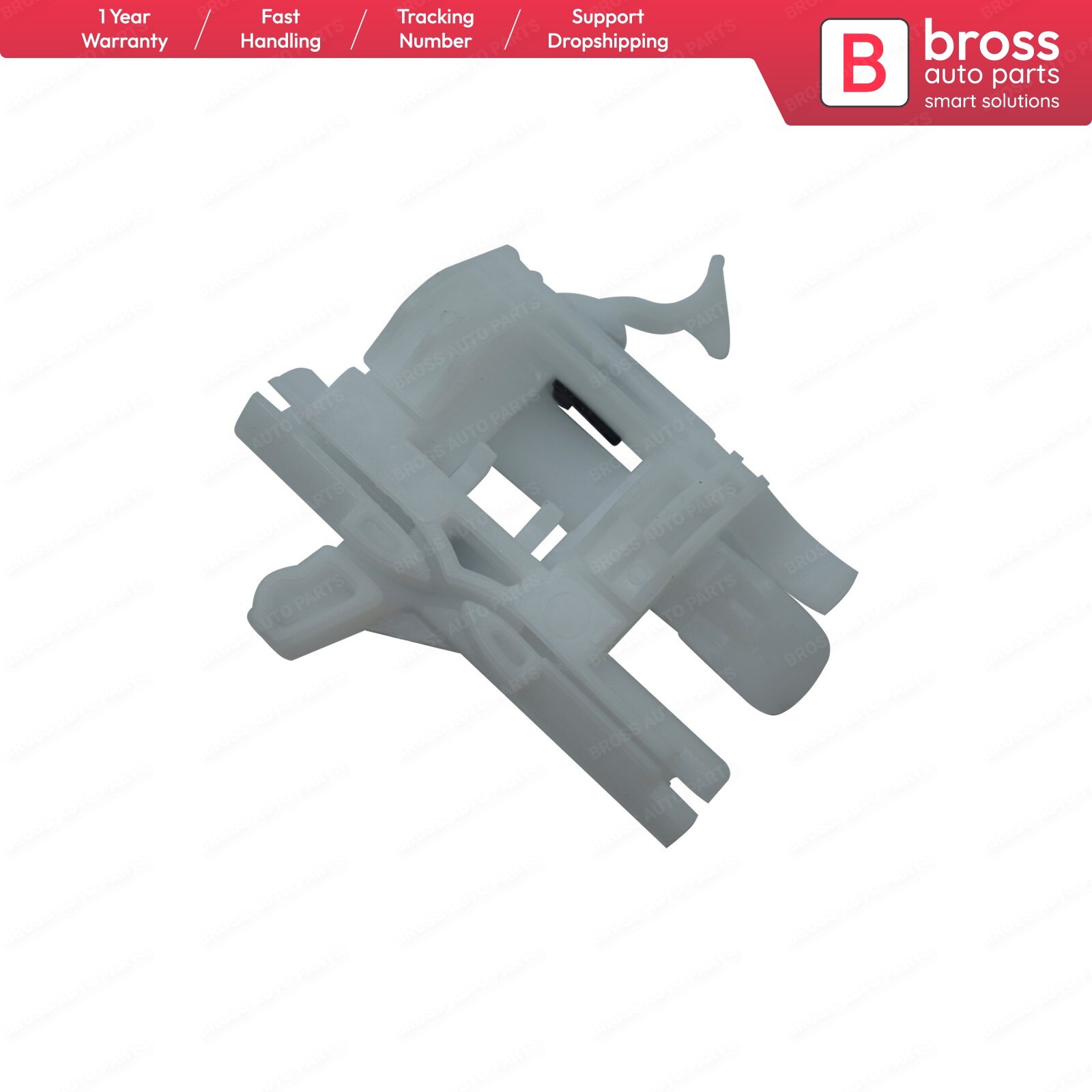 Bross Auto-onderdelen BWR5235 Venster Regulator Reparatie Clips Linksvoor Deur 68070267AD Voor Fiat 500 2007-Op Uit turkije