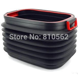 Cubo de agua para pesca y lavado de coches, plegable, retráctil, mágico, portátil, para limpiar peces, cubo, caja de barril de almacenamiento