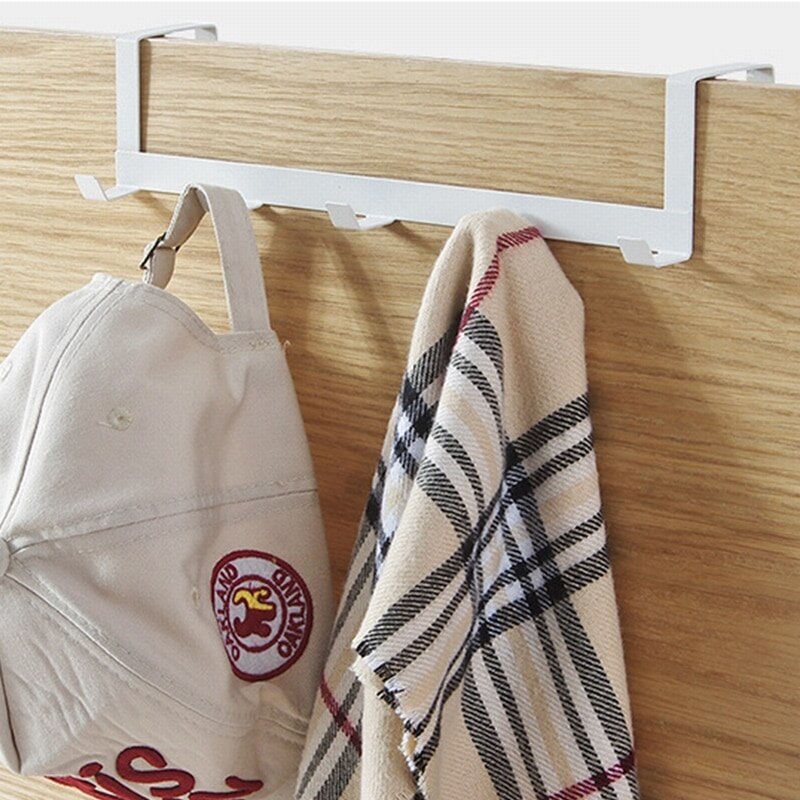 Praktische Smeedijzeren Deur Haak Muur Hanger Hoed Duurzaam Keuken 5 Haken Dragende Handdoek Hoed Kleren Muur Haak Over Deur