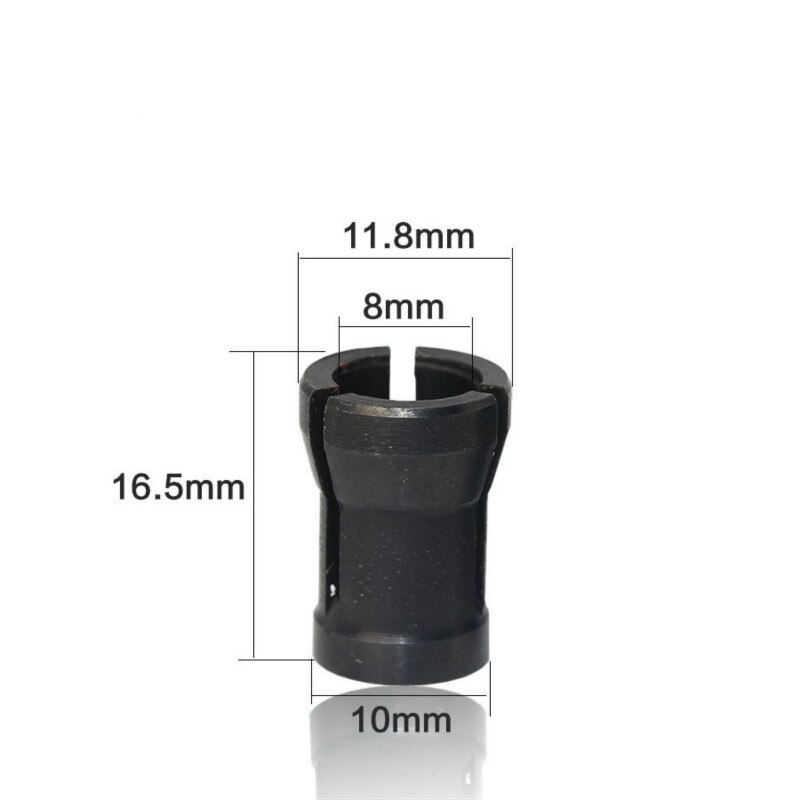 3Pcs High Precision Collet Chuck Set 6mm 6.35mm 8mm For Engraving Trimming Machine Electric Router