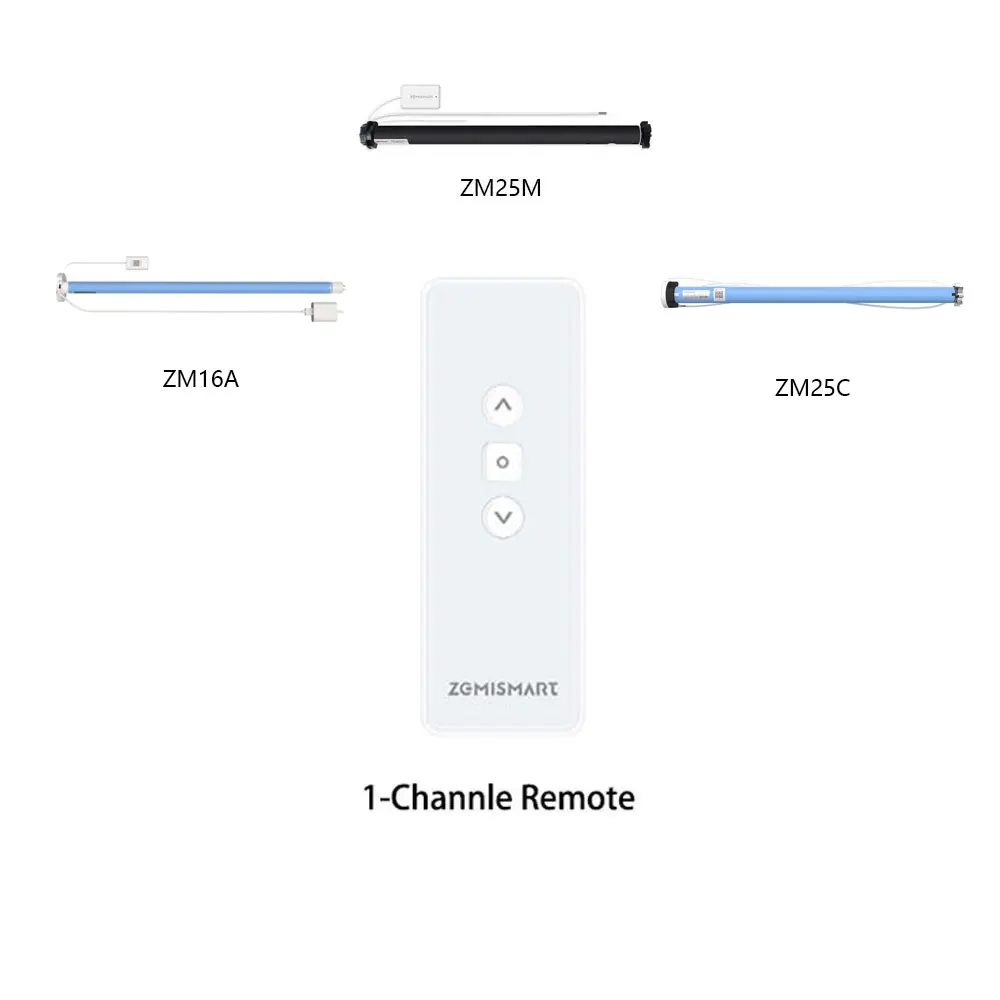 Zemismart Remote Controller, Motor solar panel（It's better to contact us to confirm which is the right remote for you）: Pink