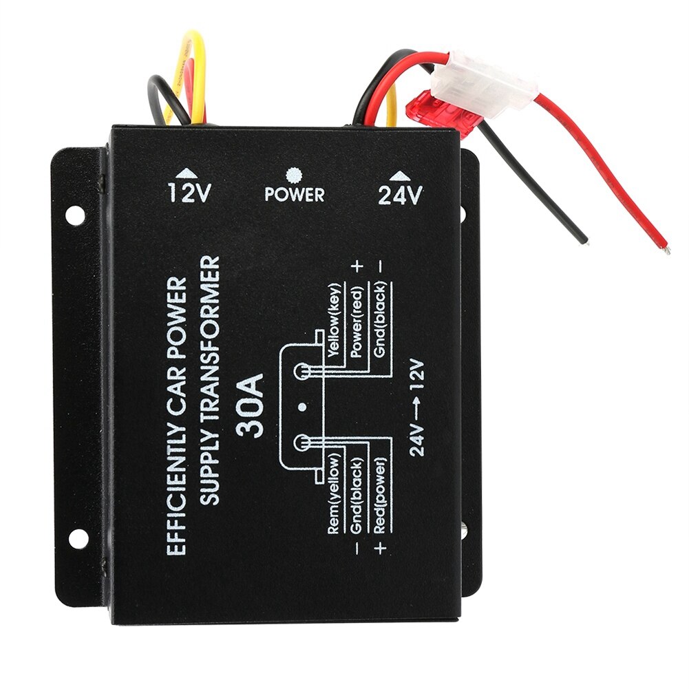 30A Auto Energie liefern Konverter Neue Energie Konverter Schritt Nieder Wandler 24V Zu 12V Stromrichter