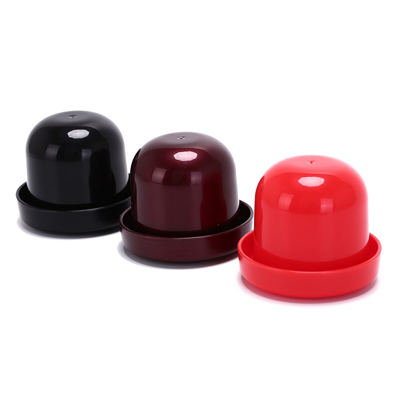 1Pc Game Dice Cup With 5 Dices Plastic Cylinder Shaped Shaker Case