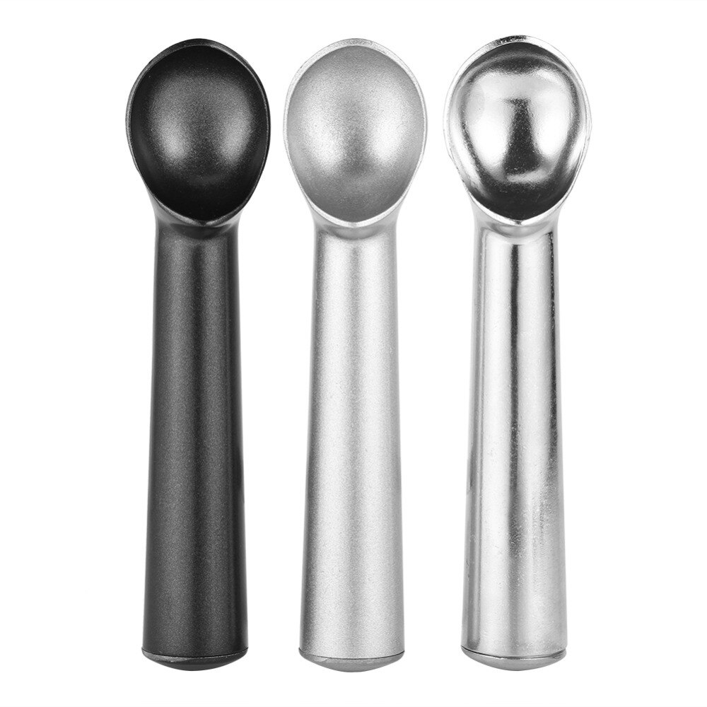 Portable Cream Tools Portable Aluminum Alloy Non-stick Anti-feeze Ice Cream Scoop Spoon For Home Kitchen Accessories