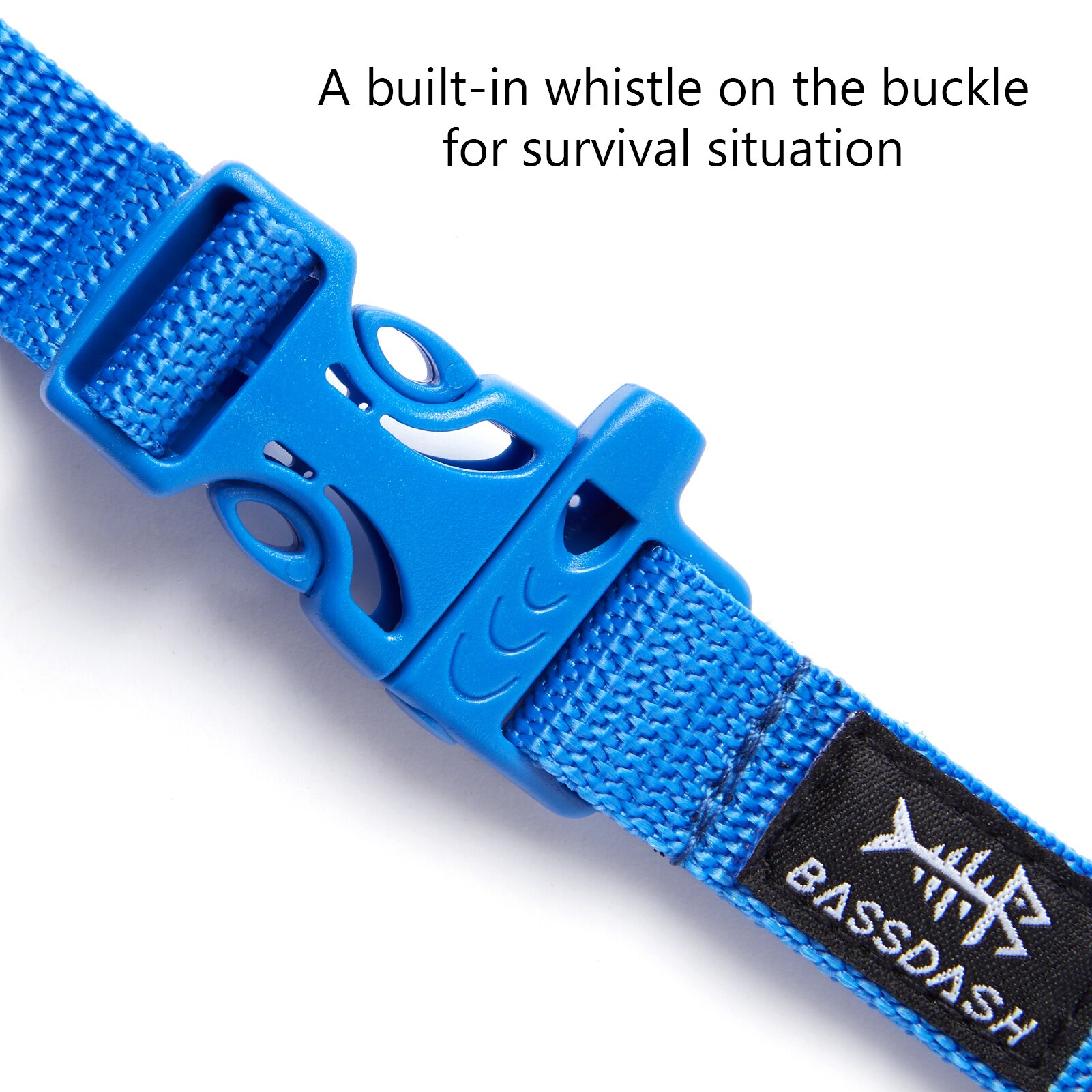 Bassdash Sternum Strap Adjustable Chest Strap for Backpack with Buckle 2-Pack Chest Strap for Children: Blue