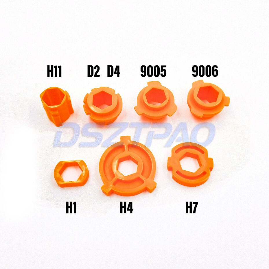Head lamp position Plate modify tool Mode H1 H4 H7 H11 9005 9006 D2R For Q5 Hella Projector lens Head Light modification