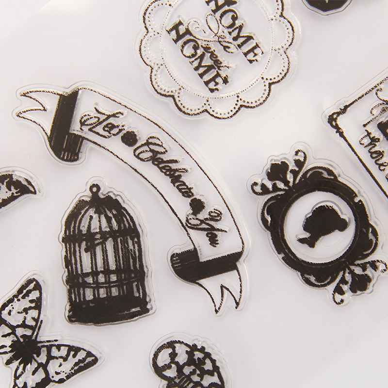 Tampon En Silicone Transparent Ançais, Sceau Transparent, Scrapbooking Bricolage, Photo, 40