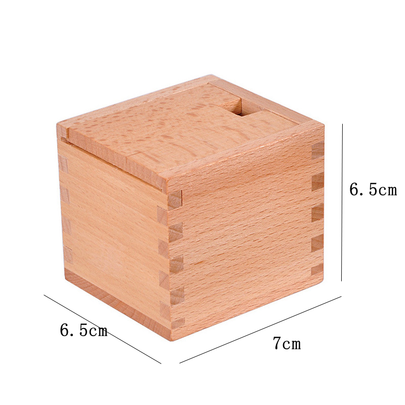 Slanted wooden placement blocks, secret magic box, impossible, very difficult, challenging brain teaser puzzles for adults and children
