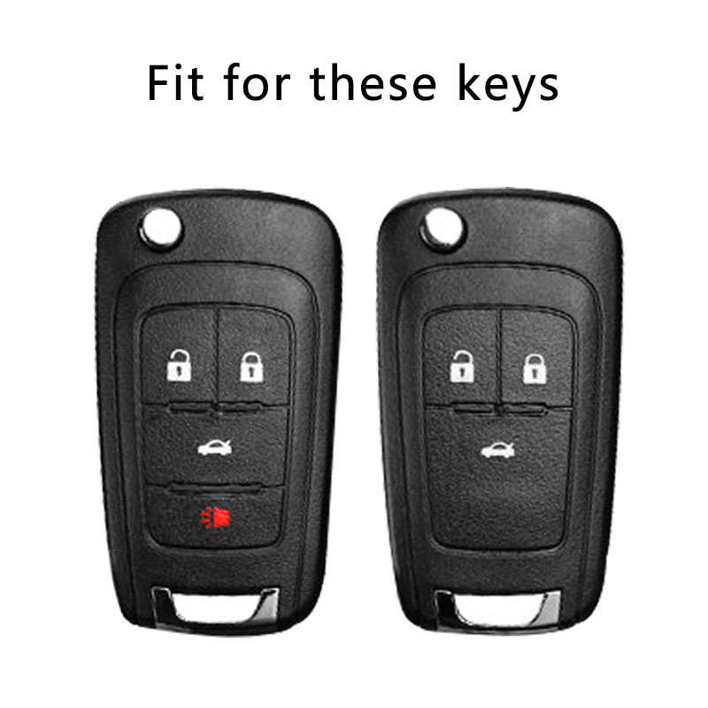 Funda de cuero TPU con 3/4 botones para llave de coche, carcasa Fob para Chevrolet Cruze Aveo Camaro Epica Lova Sail Spark Opel Astra Corsa