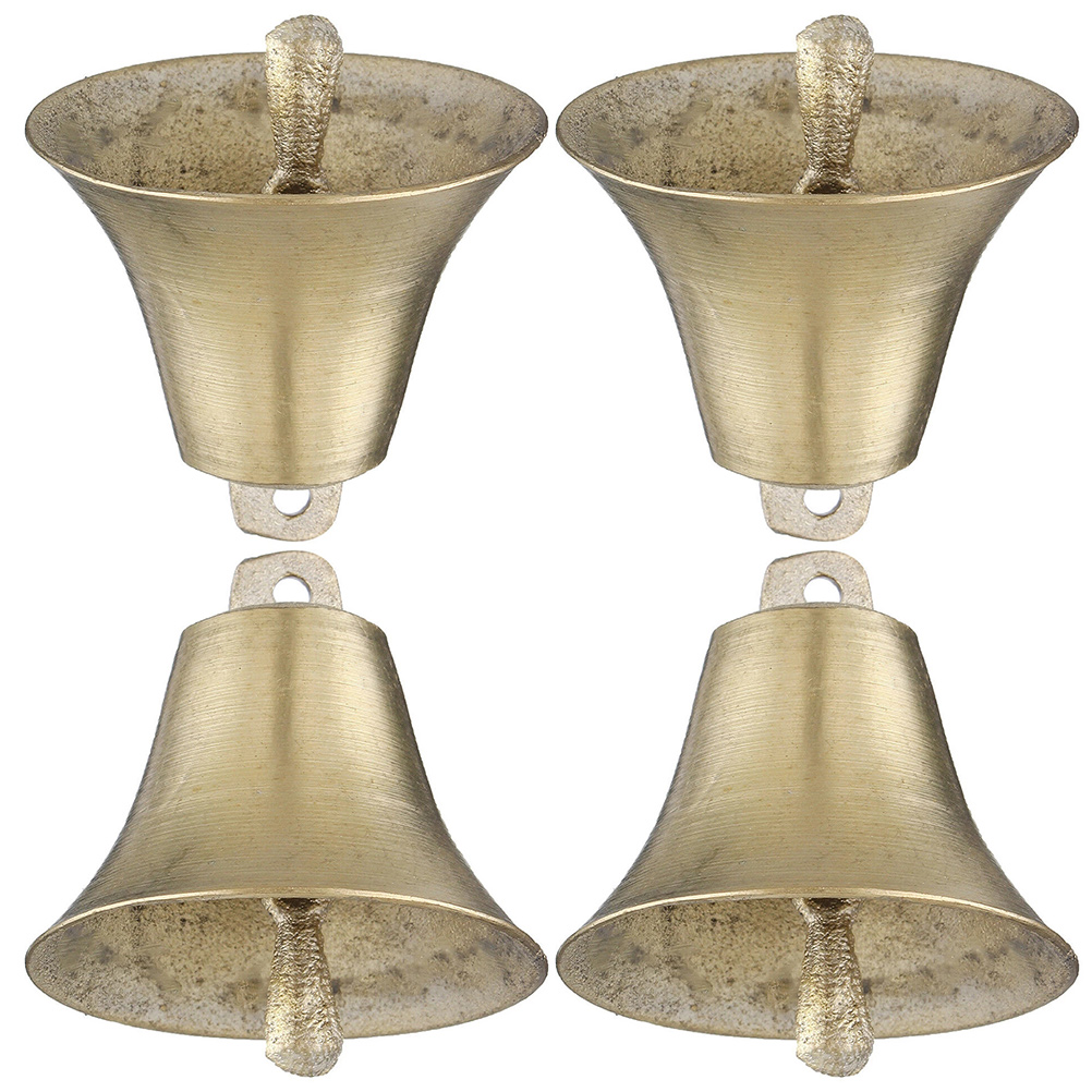 4 stk. lett sauebjelle kubjelle gård tyverisikringsbjelle beitebjelle husdyr hengende bjeller juleklokker festutstyr