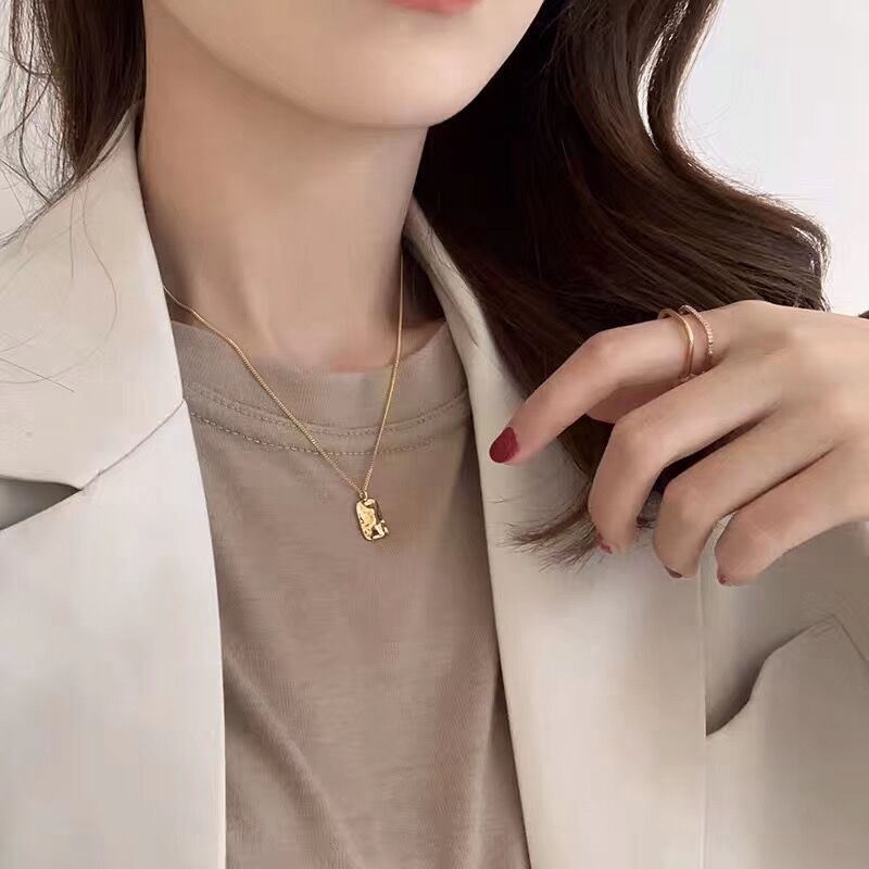 MENGJIQIAO Metal Sweet Heart Long Choker Jewelry For Women Girls Party Wedding Chain Necklace Bijoux Colares