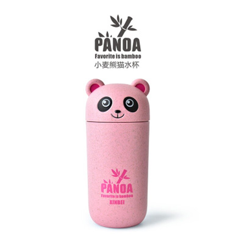 Söpö kani panda vehnä olki vesi kupit kannettava toimisto kahvi teekupit kanin kuppi lapsille lapsille pupu kuppi 1pc: 8